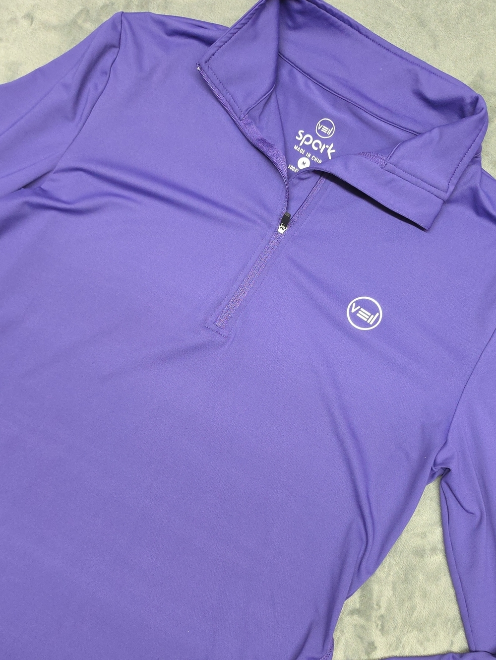 VeiL Spark M Sport Women’s Purple Half-Zip Performance Top